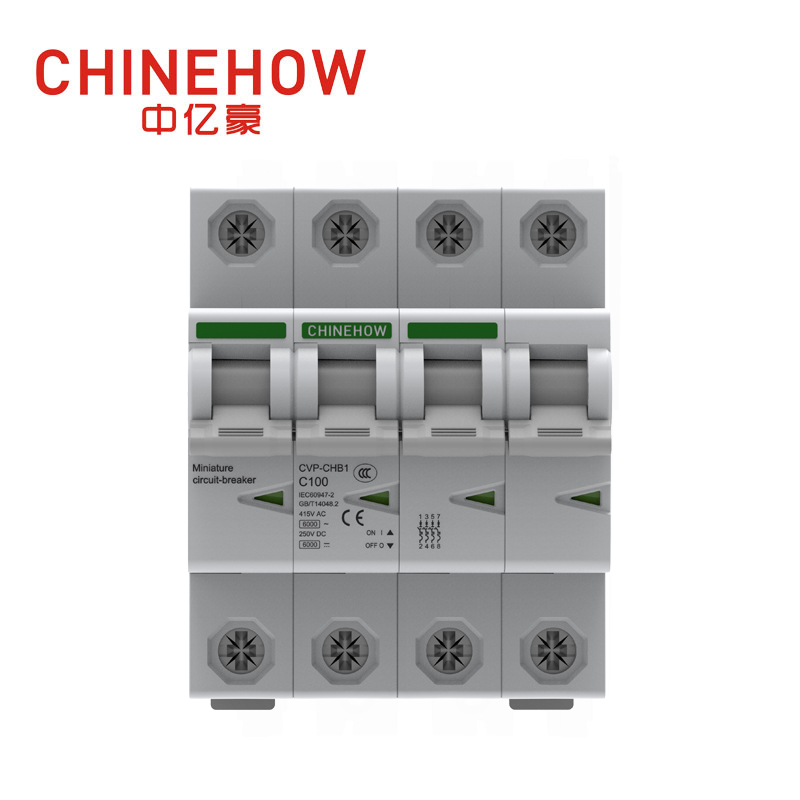 CVP-CHB1 系列 IEC 4P 白色微型断路器